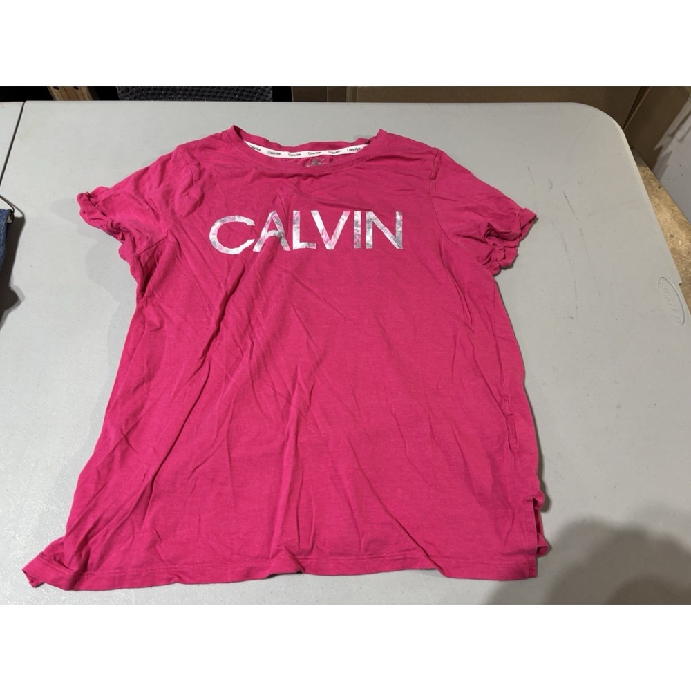 Calvin Klein Women's‎ Soft Crew Neck Short Sleeve Graphic Logo Tee XL
